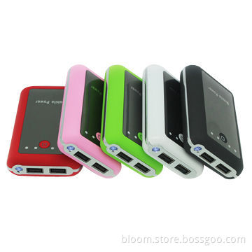 9,000mAh USB Battery Charger with LED Light Emergency Usage